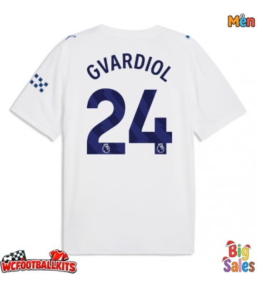 Manchester City Josko Gvardiol #24 Replica Third Stadium Shirt 2026-27 Short Sleeve